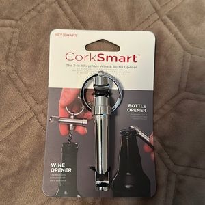 CORKSMART 2-IN-1 BOTTLE & WINE OPENER